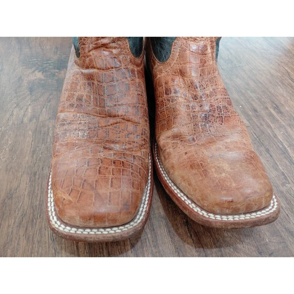 Cody James BCJSP22L6 Men's  Western Performance Boots Brown Leather Men Sz 10.5D